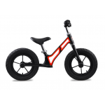 Detské odrážadlo Tiny Bike gumové kolesá čierno-červené